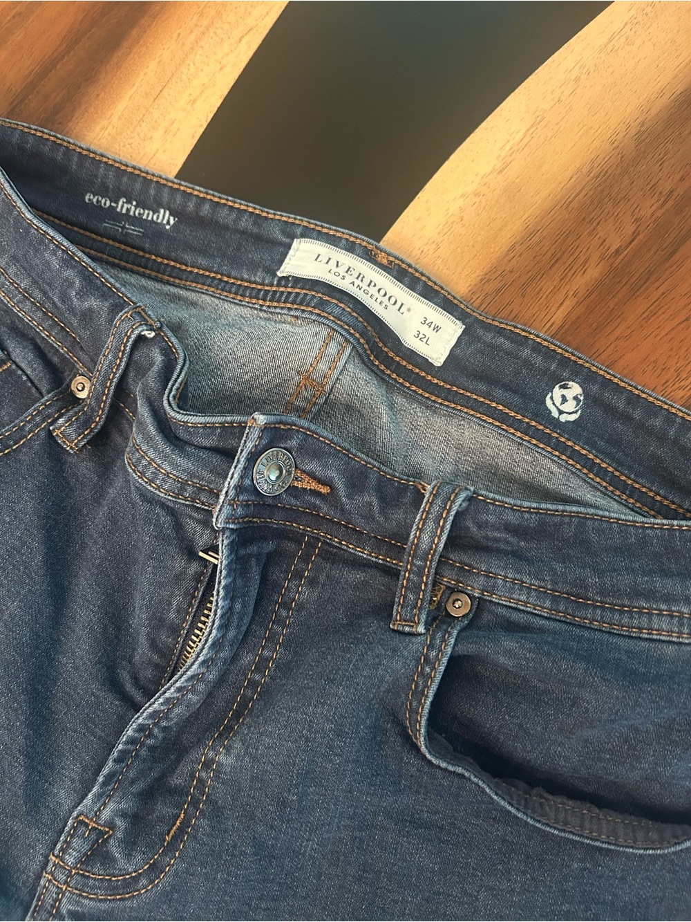 Liverpool Jeans Company Slim Straight Dark Blue Jeans